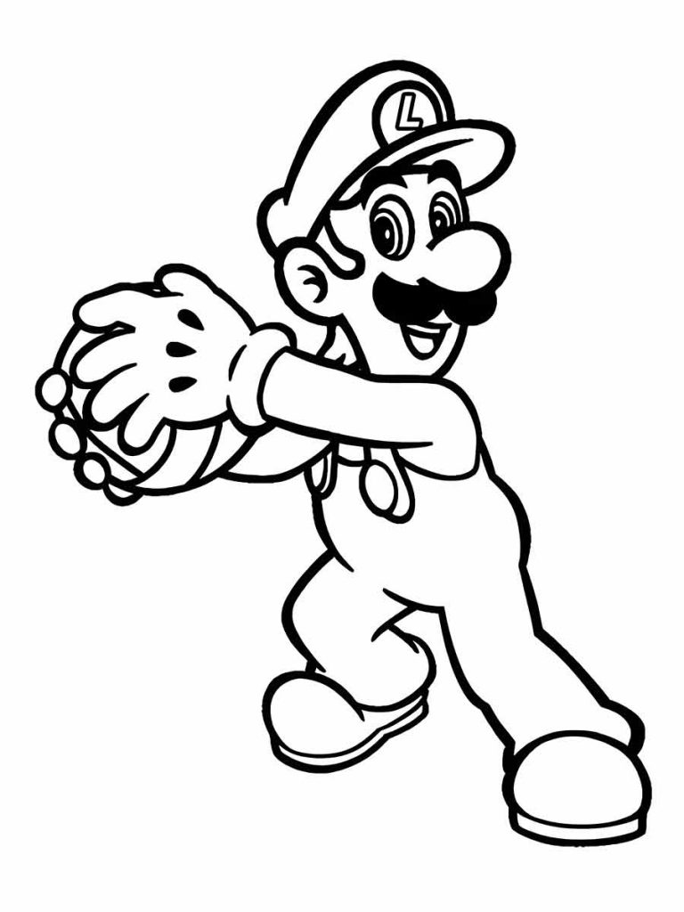 Desenho De Luigi Para Colorir 3 Educarolando Aprender Brincando