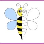 atividade simetria abelha