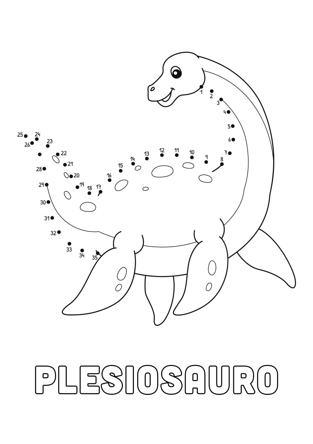 dinossauro para imprimir (5) - Educarolando - Aprender brincando