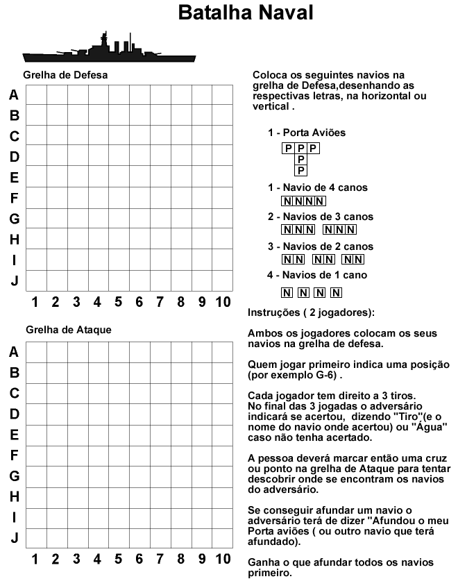 Batalha dos números: jogo educativo