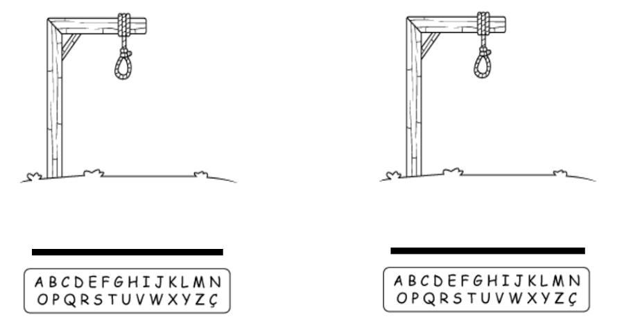 Jogo da Forca para imprimir - Educarolando - Aprender brincando
