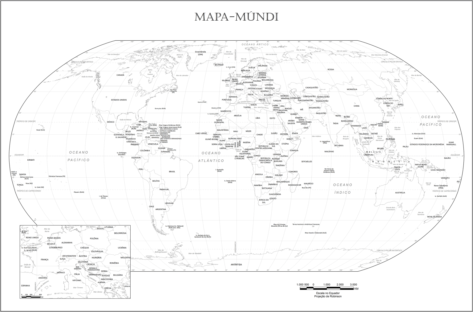 Mapa Mundi Para Imprimir E Colorir Educarolando Aprender Brincando 2682