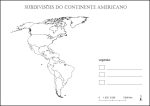 continente americano subdivisoes