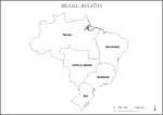 mapa das regioes do brasil