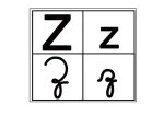 Alfabeto 4 tipos de letras (26)