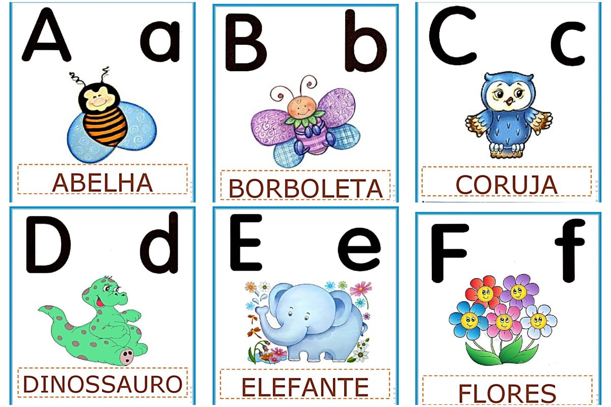 ALFABETO ILUSTRADO - JOGO EDUCATIVO