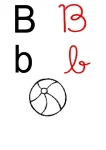 Alfabeto ilustrado preto e vermelho (2)