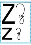 Alfabeto varal borda azul (26)