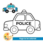 policia para colorir