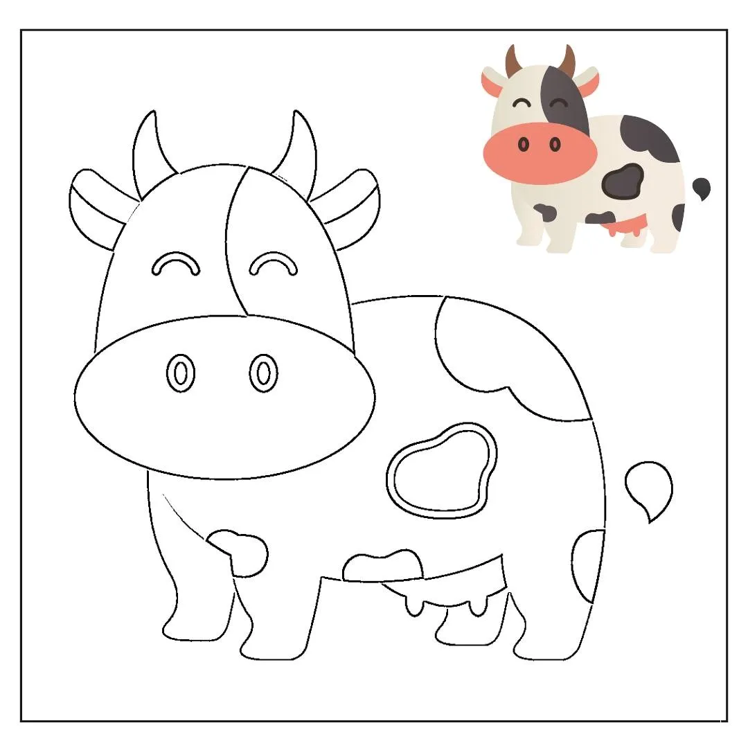 Desenho de Vaca Para Colorir » Portal Escola Ensina - otopiabogor.com