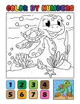 Animais para colorir por números (5)