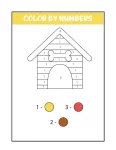 Casa para colorir