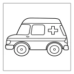 ambulância para colorir (1)