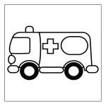 ambulância para colorir (2)