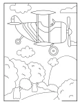 avião para colorir (5)