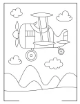 avião para colorir (7)