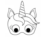 batch mascaras de carnaval para imprimir de unicornio 2