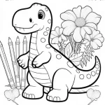 dinossauro para imprimir (4) - Educarolando - Aprender brincando