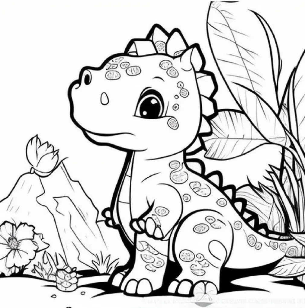 dinossauro para imprimir (4) - Educarolando - Aprender brincando