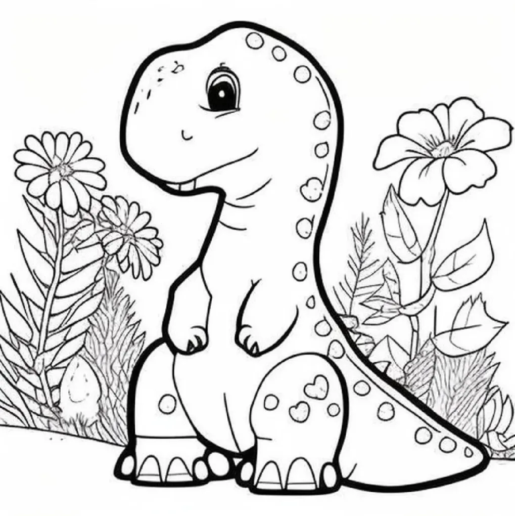 dinossauro para imprimir (4) - Educarolando - Aprender brincando