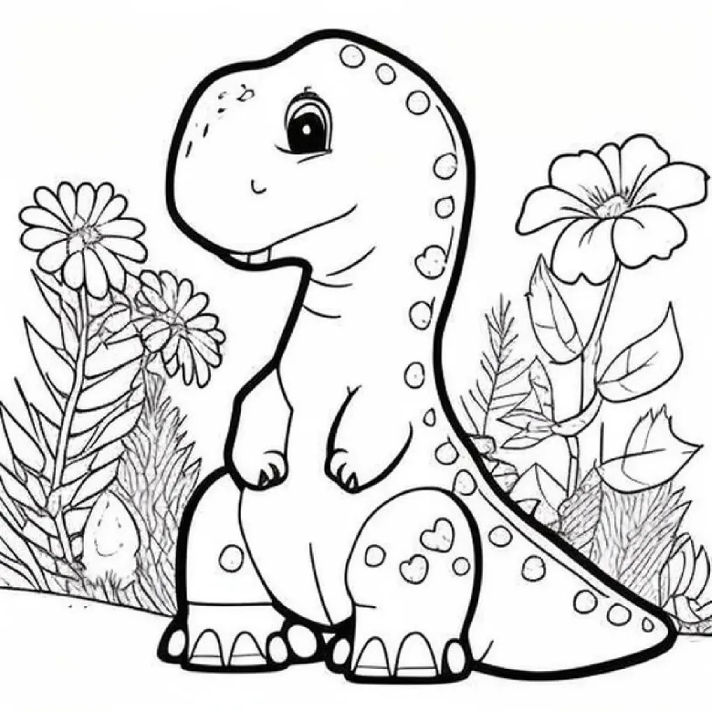 dinossauro para imprimir (1) - Educarolando - Aprender brincando