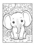 elefante para colorir (2)