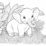 elefante para colorir (4)