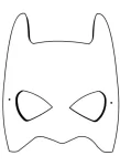 mascaras de carnaval para imprimir de batman
