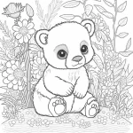 urso para colorir (10)