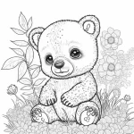 urso para colorir (15)