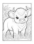 vaca para colorir (2)