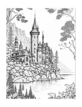 Castelo para colorir (24)