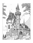 Castelo para colorir (41)