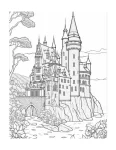 Castelo para colorir (49)