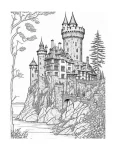 Castelo para colorir (5)