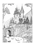 Castelo para colorir (72)
