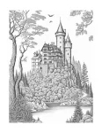 Castelo para colorir (73)