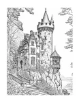 Castelo para colorir (76)