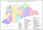 Mapa da Região Metropolitana de São Paulo