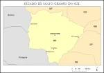 Mapa de Mato Grosso do Sul