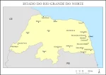 Mapa do Rio Grande do Norte