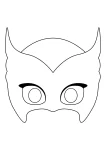 Máscara Corujita para imprimir (2)