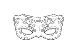 Máscara Veneziana para imprimir (10)