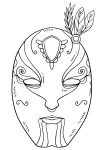 Máscara Veneziana para imprimir (4)