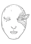 Máscara Veneziana para imprimir (6)