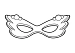 Máscara Veneziana para imprimir (6)