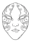Máscara Veneziana para imprimir (7)