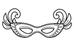Máscara Veneziana para imprimir (8)