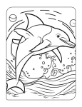 golfinho para colorir
