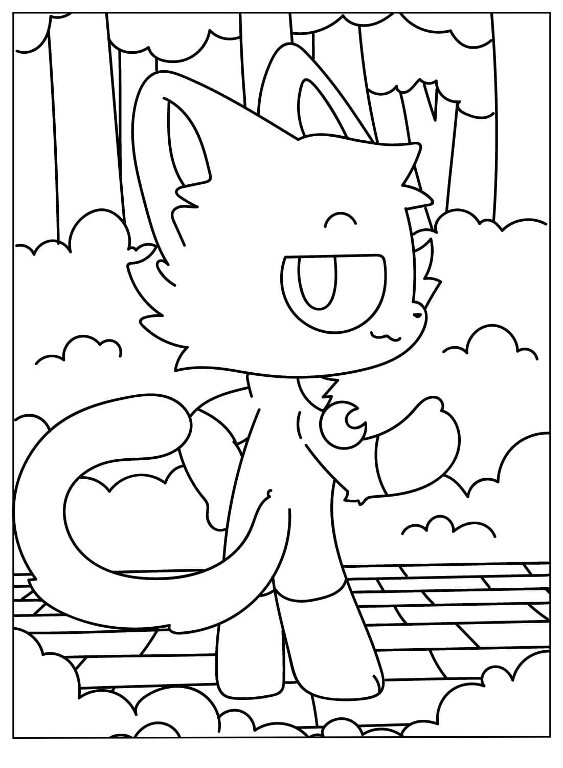 CatNap para colorir 9 - Educarolando - Aprender brincando